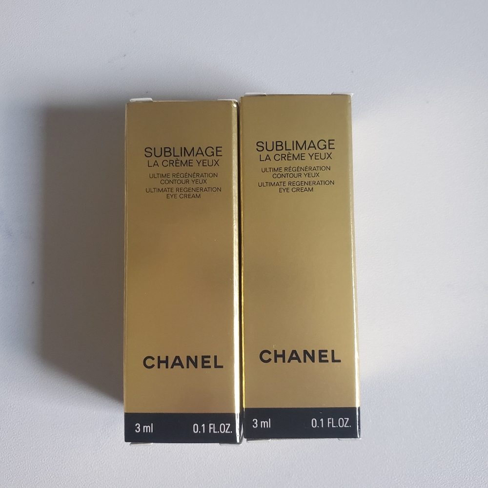 Chanel Sublimage eye cream bundle of two mini travel size NWB